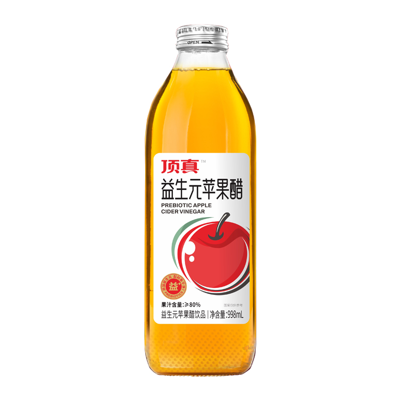 998毫升益生元蘋果醋飲品